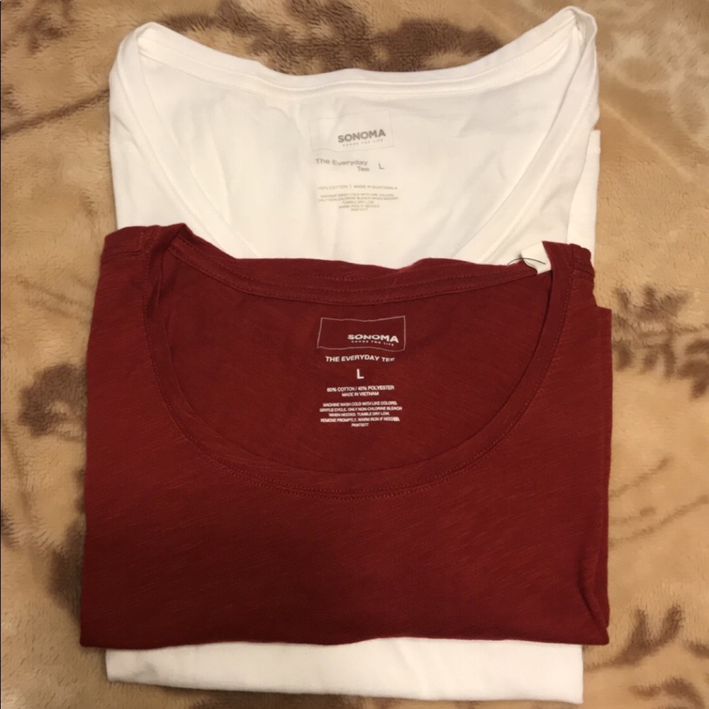 2 tee shirt Large